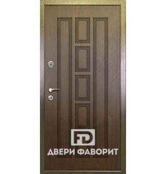 стальная дверь с термаразрывом для входа к коттедж