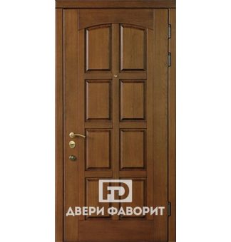 входная дверь с МДФ в коттедж