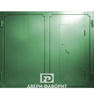 металлические ворота для гаража