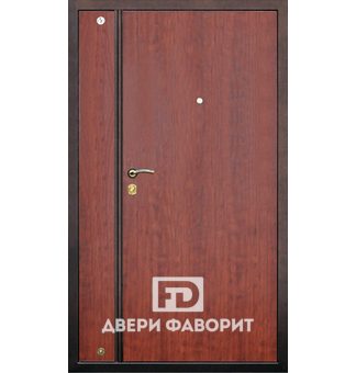 двустворчатая квартирная дверь с ламинатом