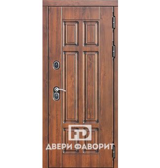 входная дверь в квартиру с трехконтурным уплотнителем и двусторонним МДФ