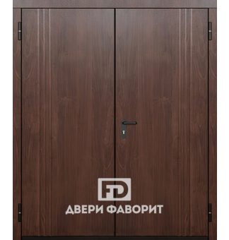противопожарная дверь, двустворчатая модель МД-1872