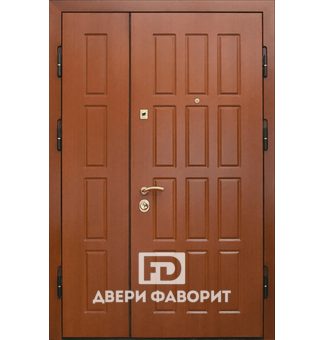 Дверь двустворчатая с МДФ