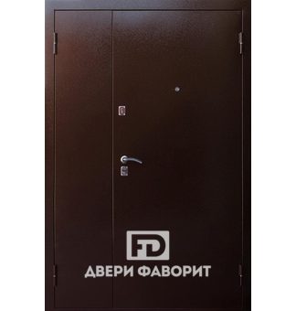 Тамбурная антивандальная дверь с двумя распашными створками